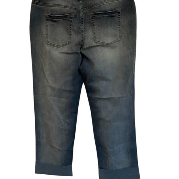 Jaugeans Selvedge Jeans 10 Rolled Cuff Distressed Hem - Picture 4 of 10